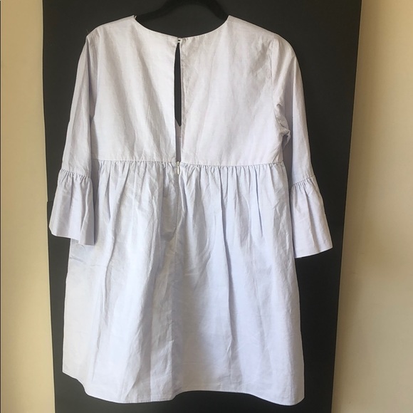 Zara jumpsuit dress with ruffled sleeves; size M. - Picture 5 of 10